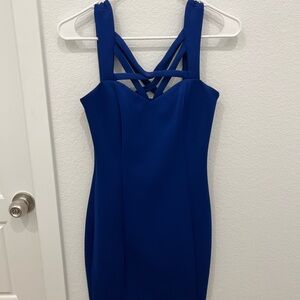Guess Royal Blue Mini Dress